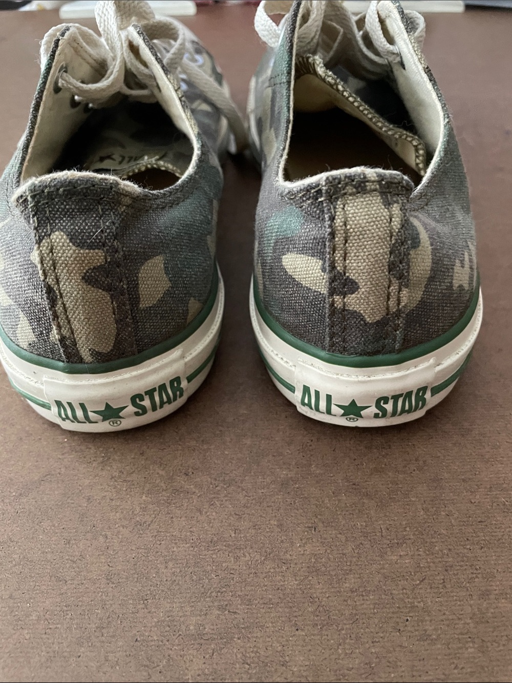 Converse All-Star Camo Low Top Sneakers - Green/Beige - Picture 3 of 6